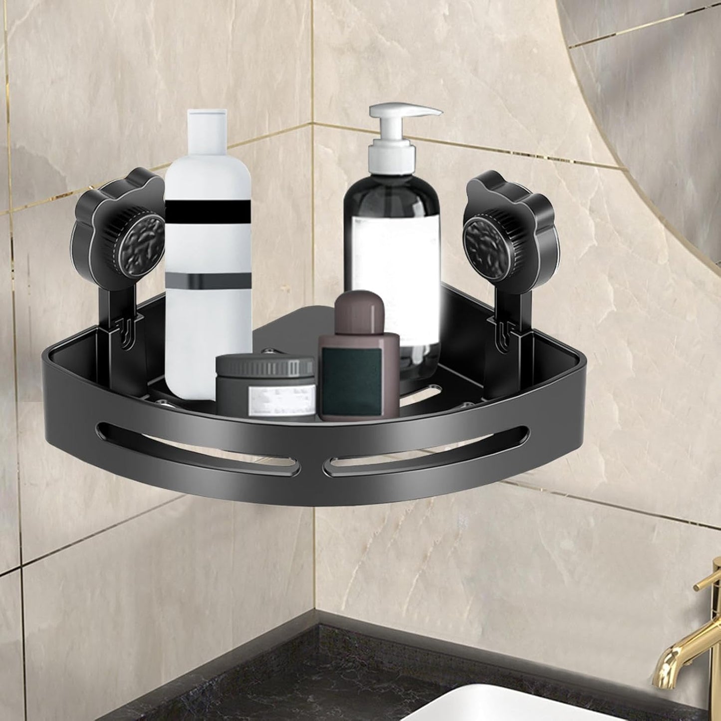 Newest Bear Suction Cup Bathroom Shower Shelves