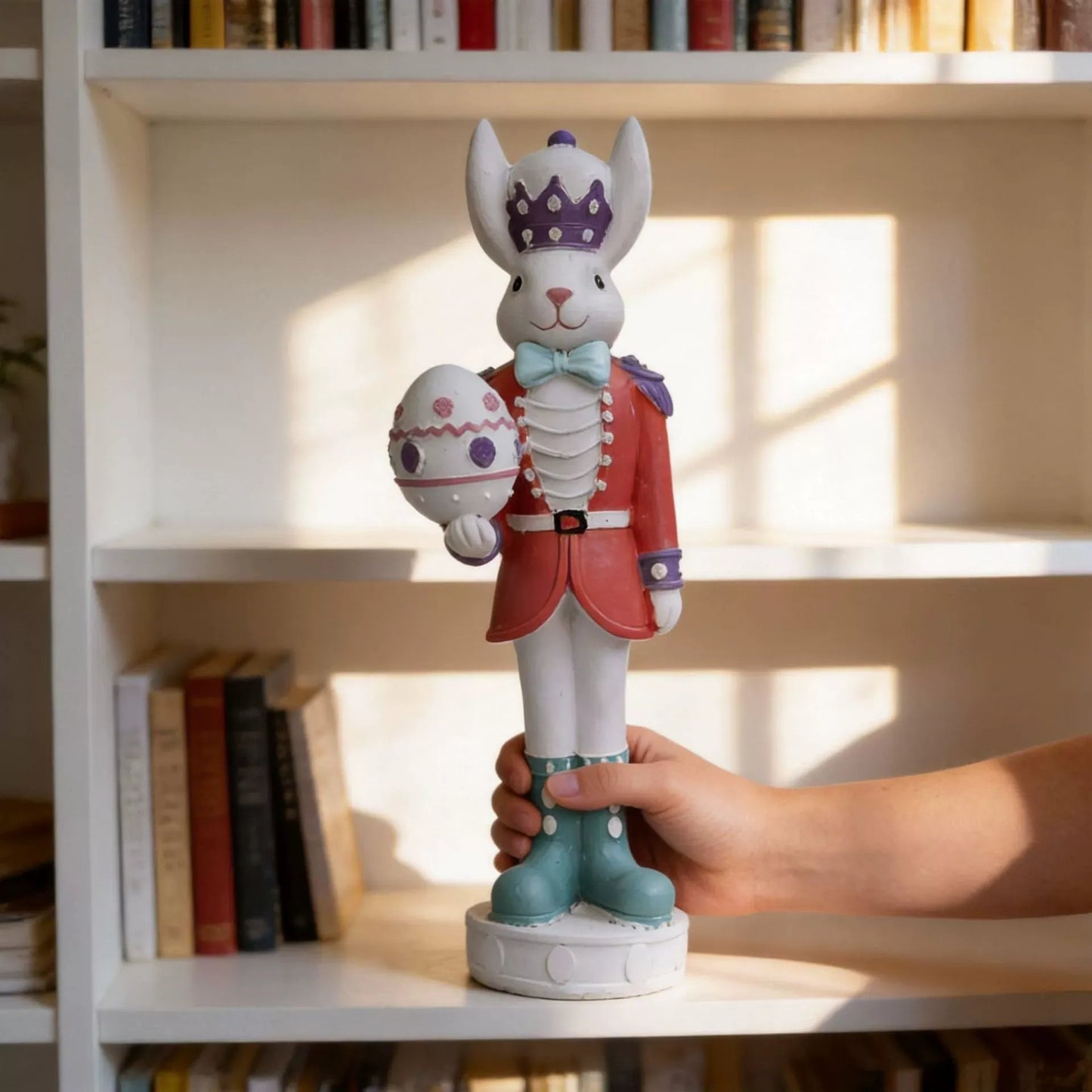 🐰 Easter Bunny Nutcracker – A Charming Touch of Spring