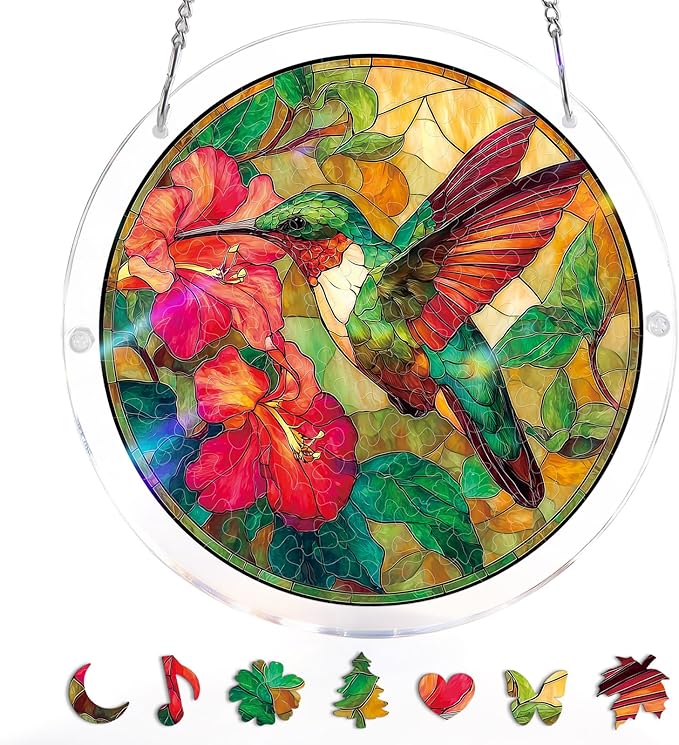 🏆Last Day Promotion 49% OFF☀️🧩Acrylic Jigsaw Puzzle Suncatcher 80 Pieces