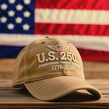 🔥Celebrates the U.S. 250th Anniversary Retro Washed Cap