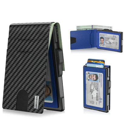⚡Hot Sales 49% OFF🔥Pop-Up Aluminum Wallet for Men – RFID Blocking, Slim Leather Front Pocket, Cash Slot & ID Window, Gift Box Included