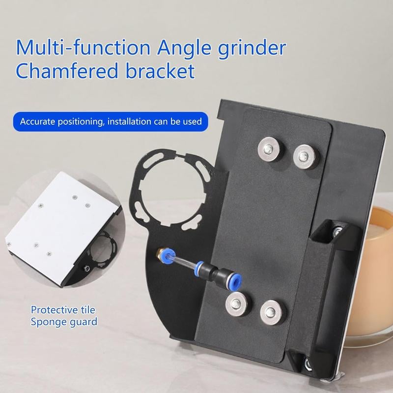 45-Degree Tile Chamfering Tool with Base Plate, Type 100 Angle Grinder Stand for 45° Tile Chamfer Cutting