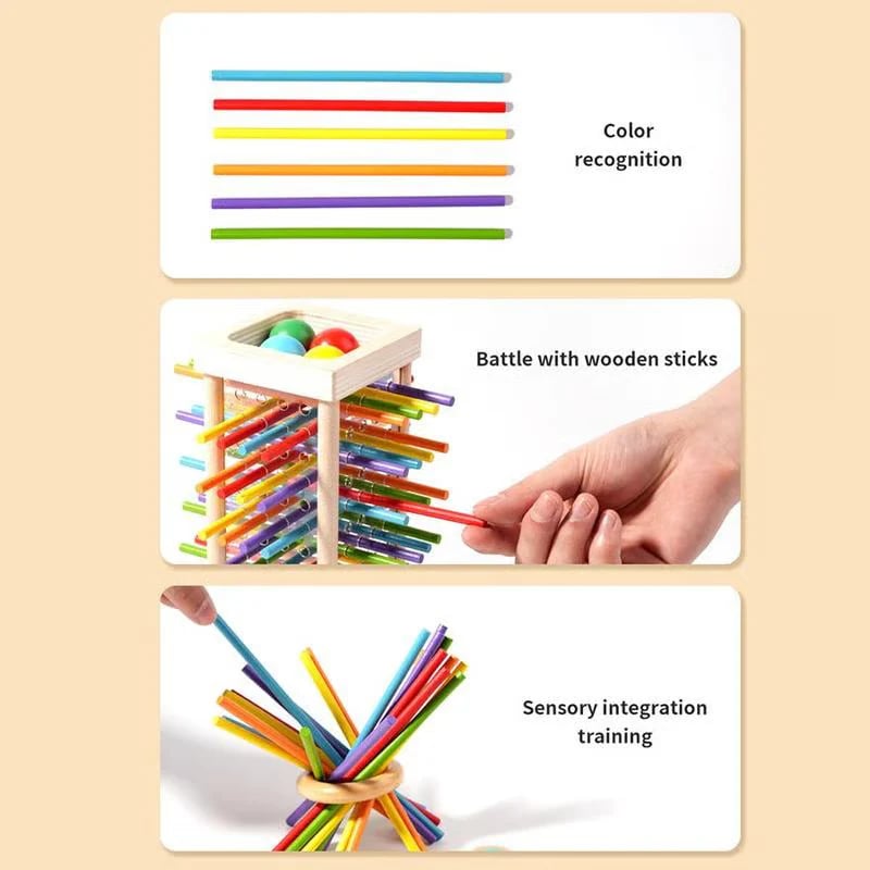 👪Wooden Stick Game for Kids