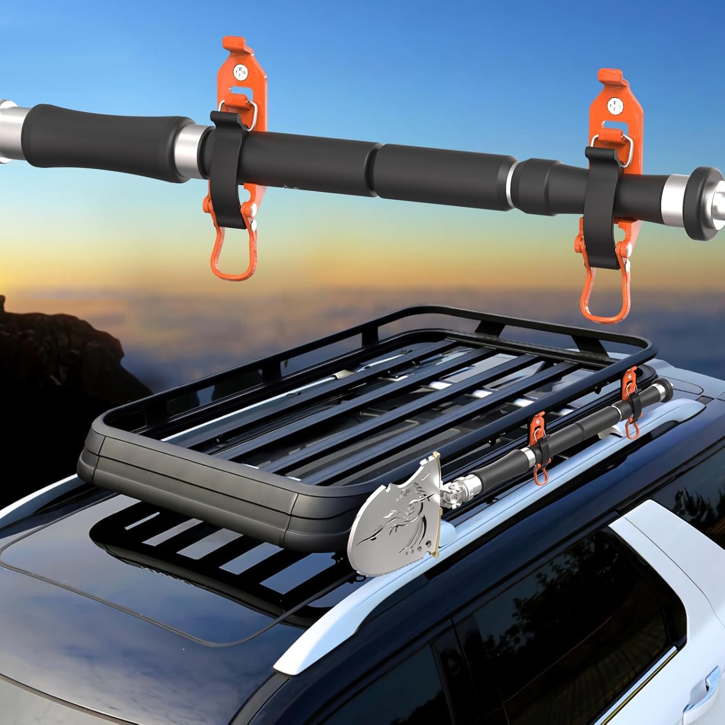 ⚡🛠️ Heavy Duty Metal Rubber Shovel Mount Kit