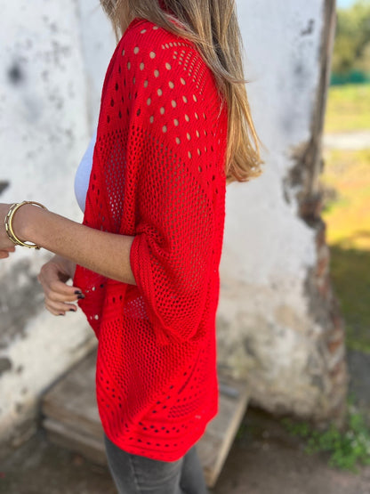 ❤️Hollow Half Sleeve Cardigan