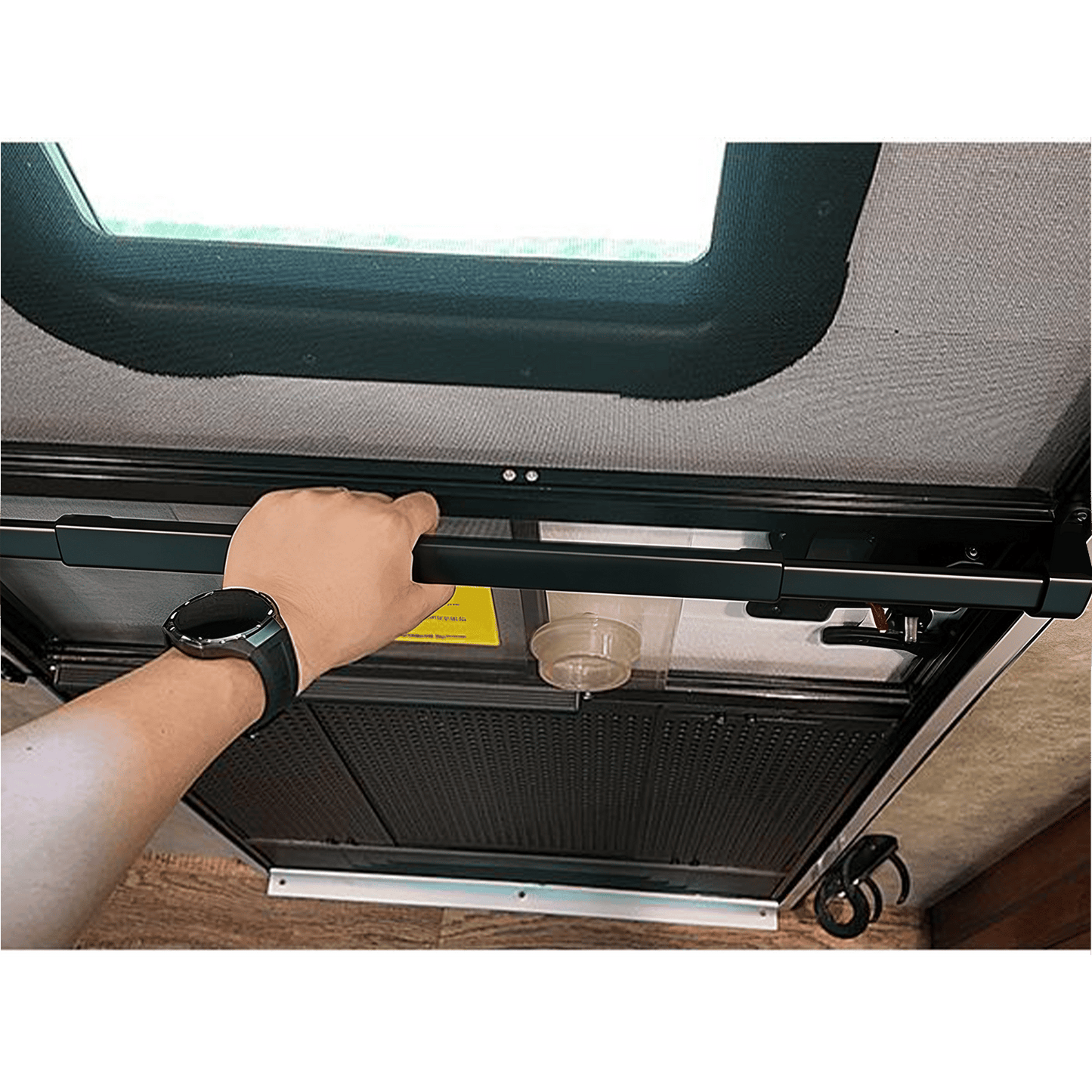 🚗All-Aluminum RV Screen Door Handle Bar