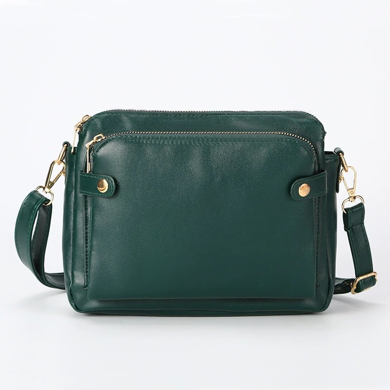 🔥Limited Time 49% Off✨Multifunctional Three-Layer Clutch Vegan Leather Crossbody Bag