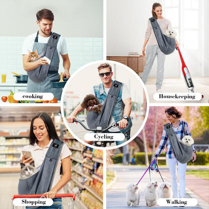 🎉Dog & Cat Sling for Small and Medium Pets Up to 15lbs