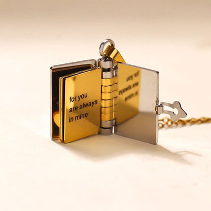 ❤️For Granddaughter - The Most Beautiful Chapter Book Necklace