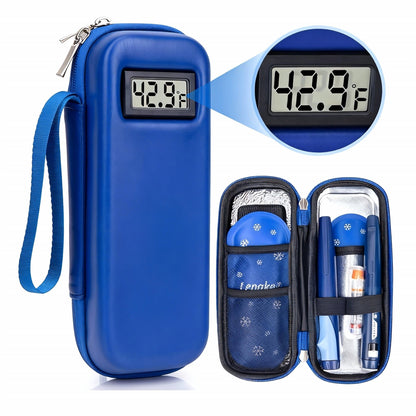 ❄️Insulin Cooler Travel Case with Temperature Display