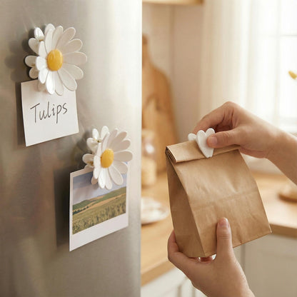 Cherry-Shaped Magnetic Food Clip & Fridge Magnet