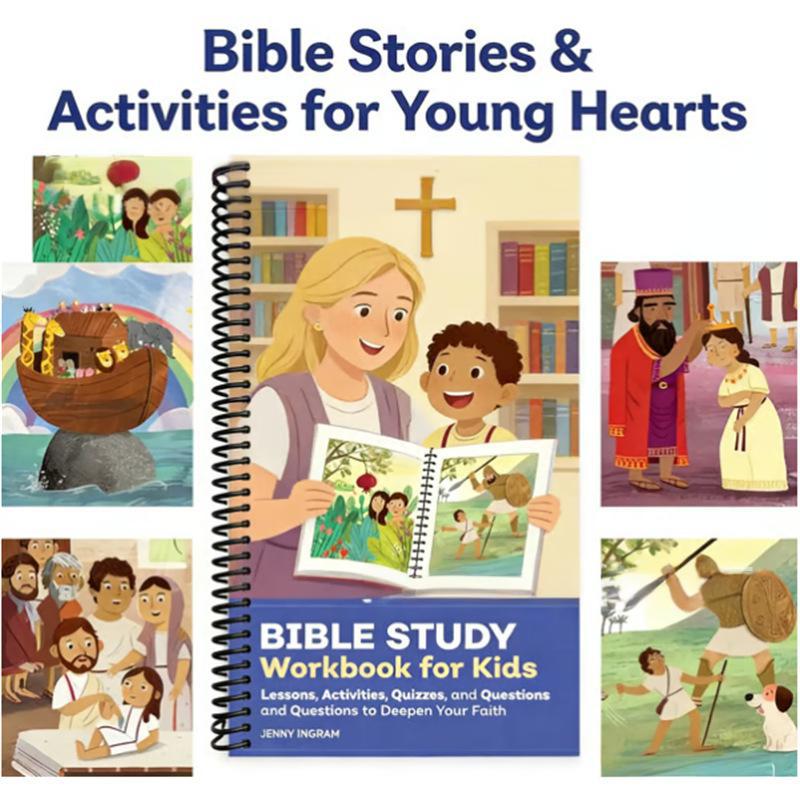 Bible Study Workbook for Kids Notbook