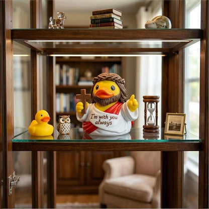✝️🦆Jesus Duck Figurine – A Heartwarming Reminder of Faith, Hope & God's Presence