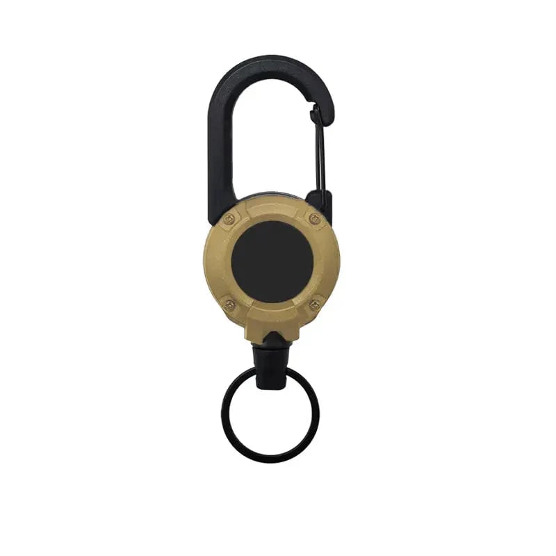 ⚡ Heavy‐Duty Retractable Keychain – Strong Retractable Key Holder with Steel Cable, Belt Clip, and 360° Swivel