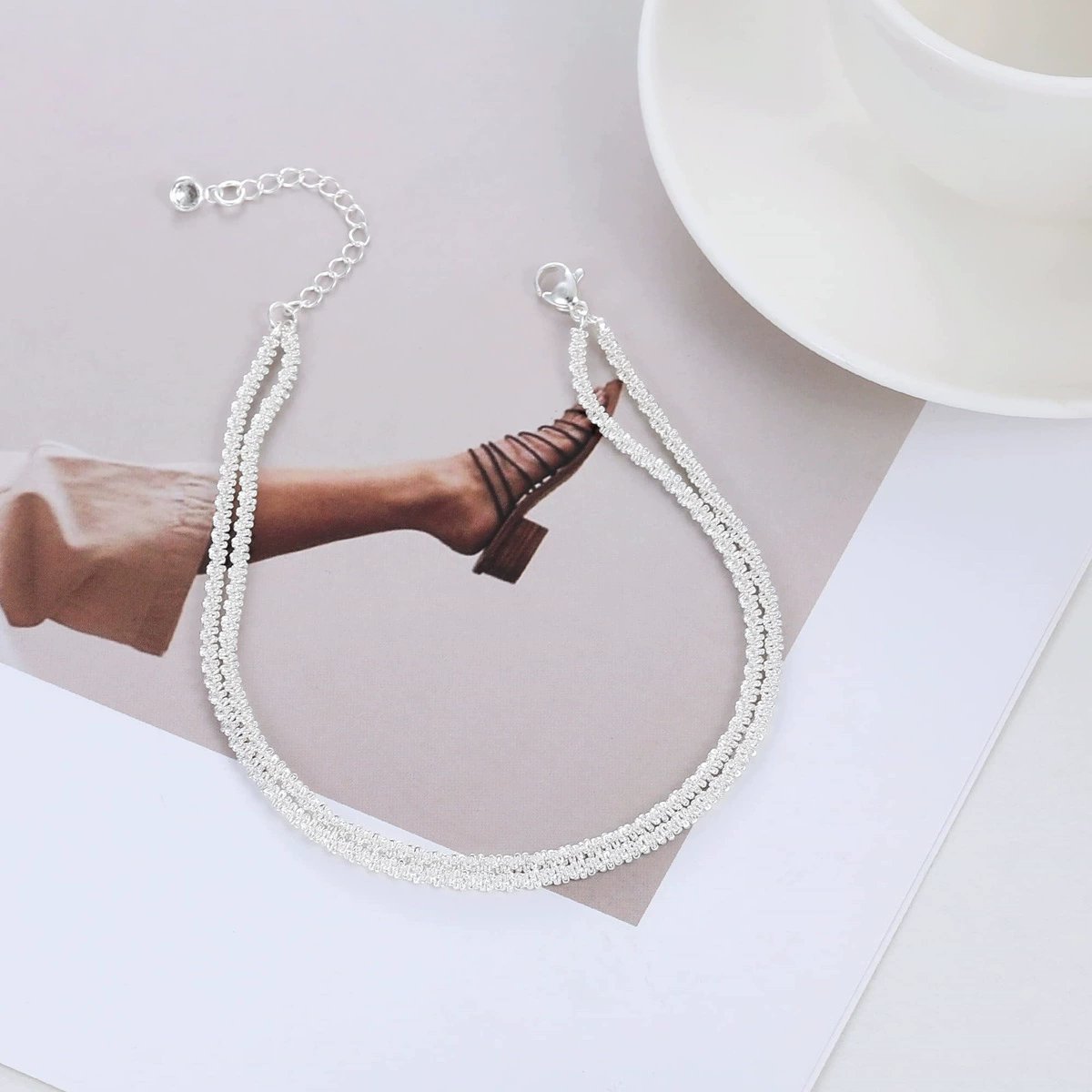 🎁Final 3 Hours: Only $16.99🎉🔥Dainty Layered Anklet For Women