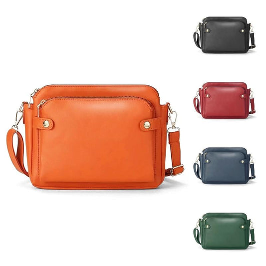 🔥Limited Time 49% Off✨Multifunctional Three-Layer Clutch Vegan Leather Crossbody Bag