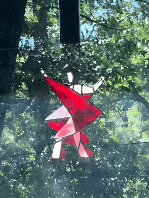 The Memphis Melody💃🤘 Handmade Stained Glass Spinner