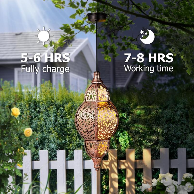 🌙Moroccan Style Artisan Solar Lights Outdoor - IPX44 waterproof✨