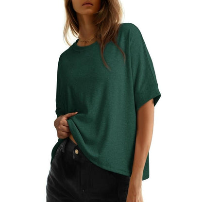 Women's Tops for Women 2026 Loose Oversized Basic Tee Comfortable Soft Fabric Flattering Fit