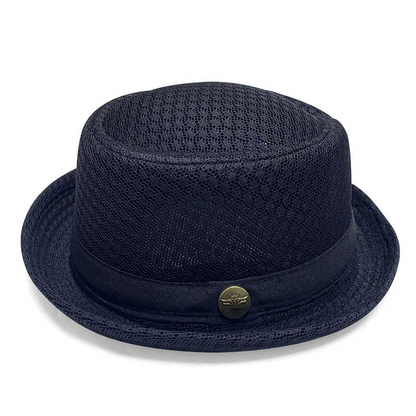 Summer Breathable Mesh Pork Pie Hat