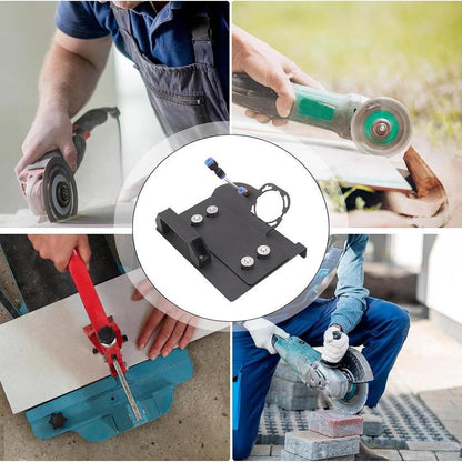 45-Degree Tile Chamfering Tool with Base Plate, Type 100 Angle Grinder Stand for 45° Tile Chamfer Cutting