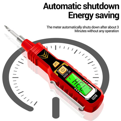 Non-Contact Voltage Tester with LCD Display