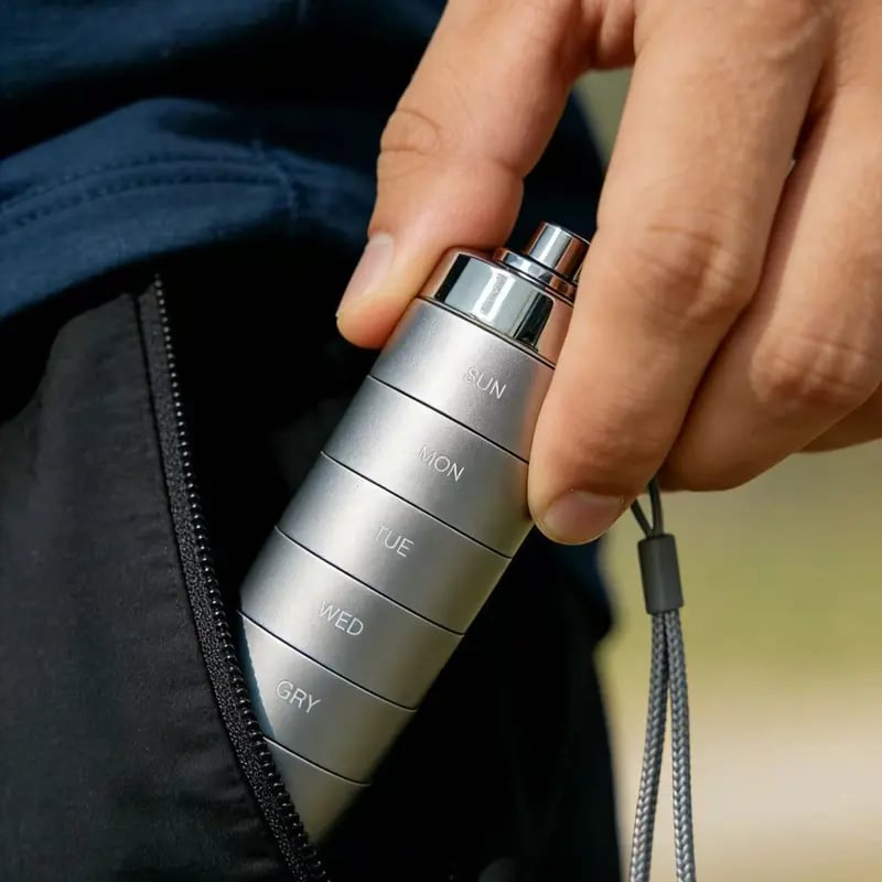 🔥Metal Travel Pill Organizer