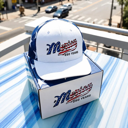 🔥49% OFF-🇺🇸 ’Merica 250 Years Embroidered Mesh Back Trucker Hat