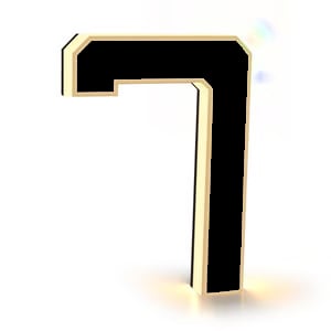 ✨ 9-inch Lighted House Numbers for Outside