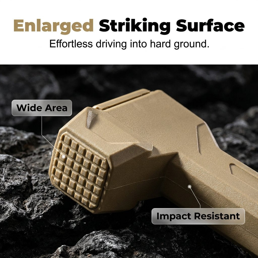 🔨Multifunctional Camping Hammer & Tent Stake Puller