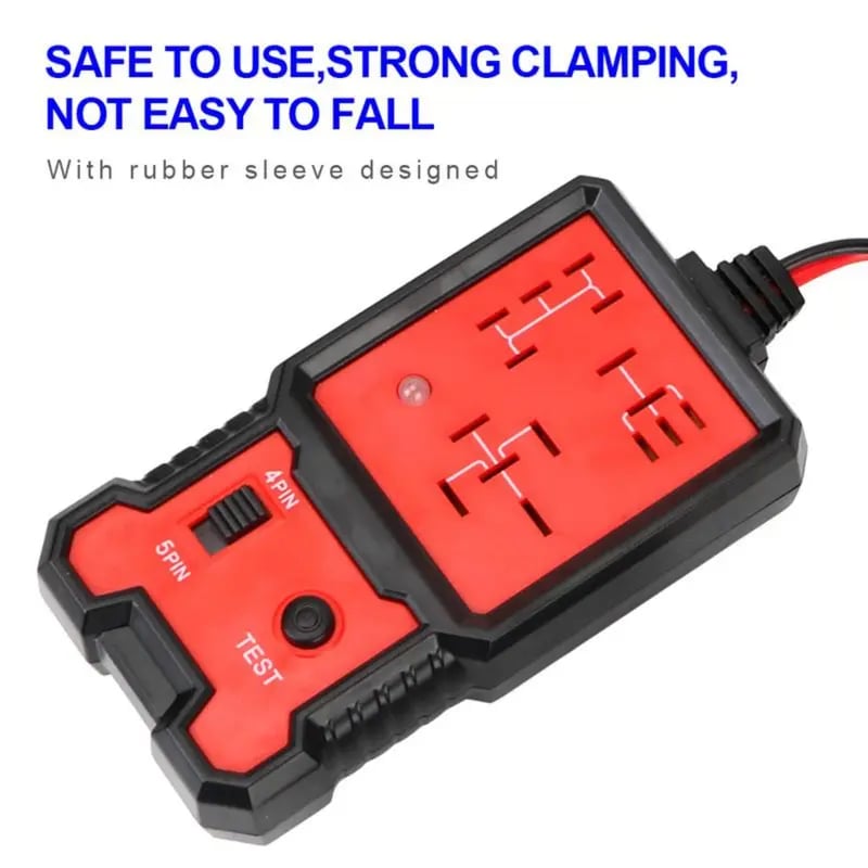 🚗12V/24V Automotive Relay Tester & Code Reader – Diagnostic Tool, Father’s Day Gift for Men