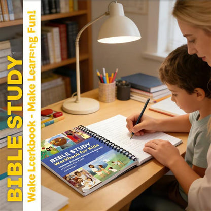 Bible Study Workbook for Kids Notbook