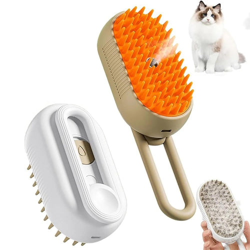 🔥Last Day Promotion 49% OFF⌛Upgrade 4 in 1 Pet Steam Groomer Comb