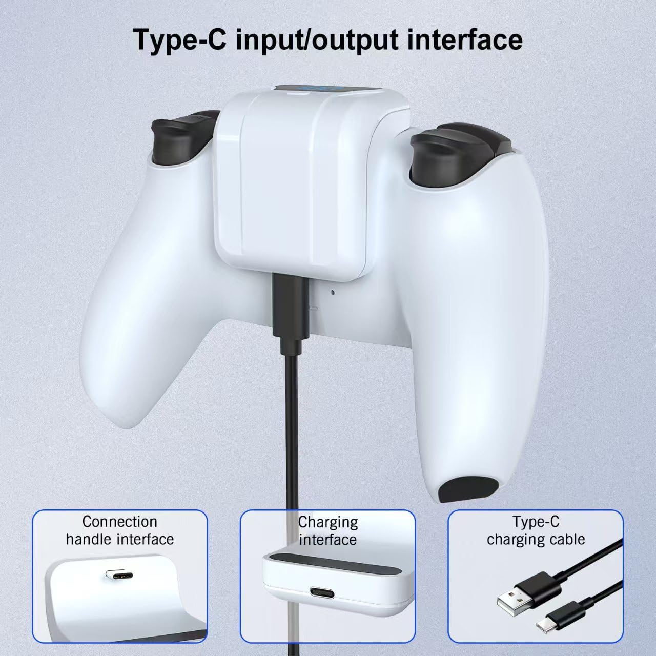 🔋Rechargeable Battery Pack for PS5 DualSense Controller 🎮