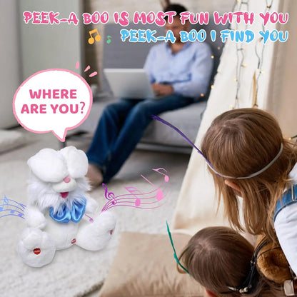 🐰 Easter Talking Bunny – Repeats What You Say & Plays Peek-A-Boo