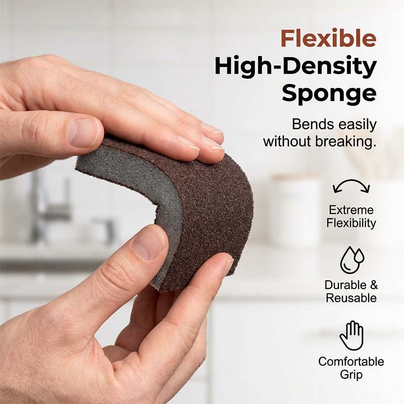 🧽 Emery Sponge Scrubber – Heavy-Duty Cleaning Made Effortless! 💪✨ Tough on grease and rust, gentle on your hands – the last scrubber you’ll ever need. 🔥🛠️