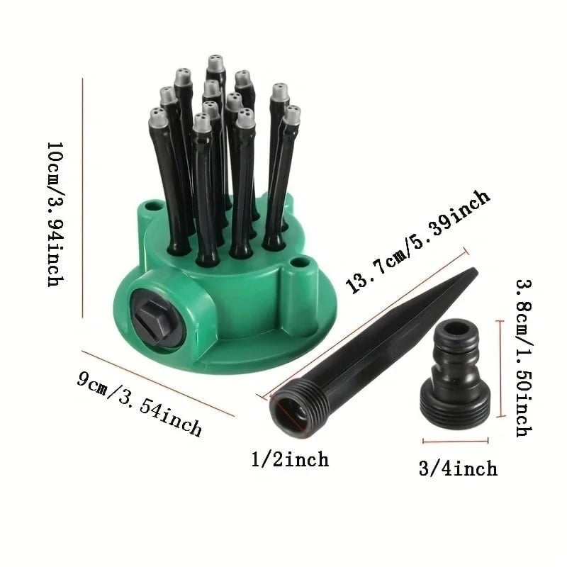 💦Adjustable Multi-Nozzle Lawn Sprinkler