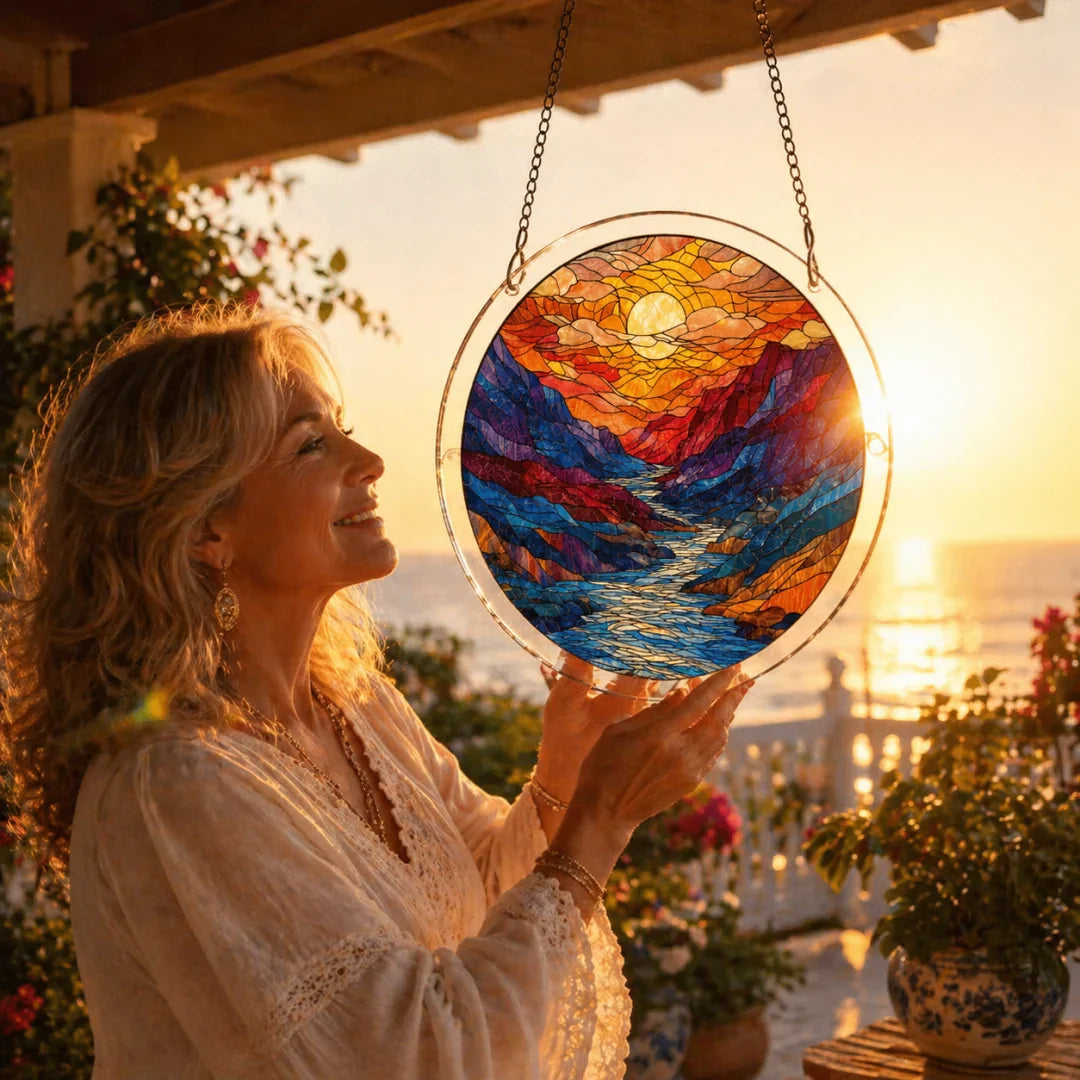 🔥LAST DAY 45% OFF ☀️🛍️Acrylic Jigsaw Puzzle Suncatcher 80 Pieces