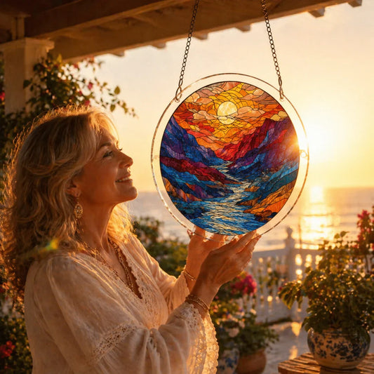 🔥LAST DAY 45% OFF ☀️🛍️Acrylic Jigsaw Puzzle Suncatcher 80 Pieces