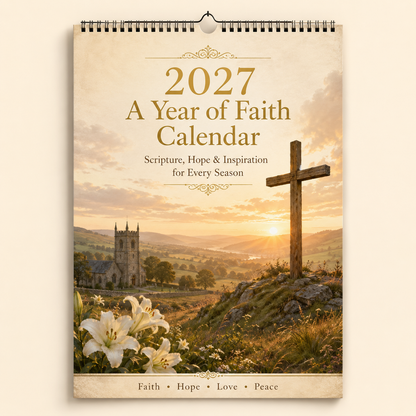 ✝️2027 A Year of Faith Calendar