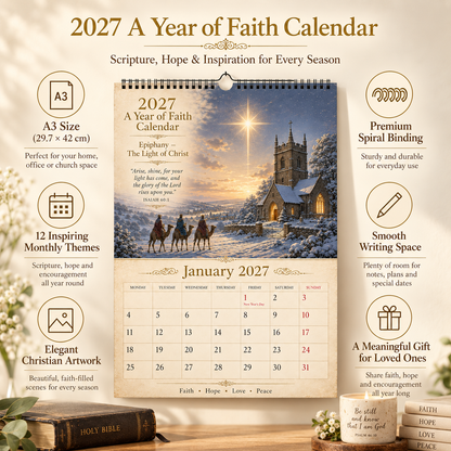 ✝️2027 A Year of Faith Calendar