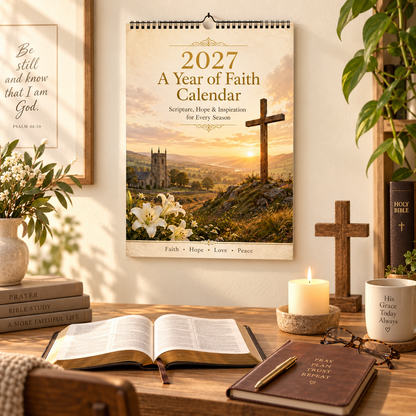✝️2027 A Year of Faith Calendar
