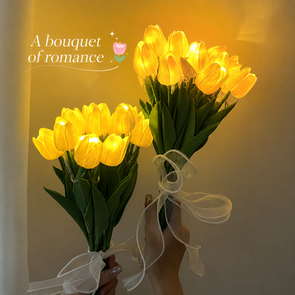 Radiant Romantic Tulip Light ✨💡