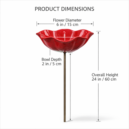 💖🎁2026 Mother's Day Gifts 49% Off--🎁Handmade Metal Flower Garden Stake🐦