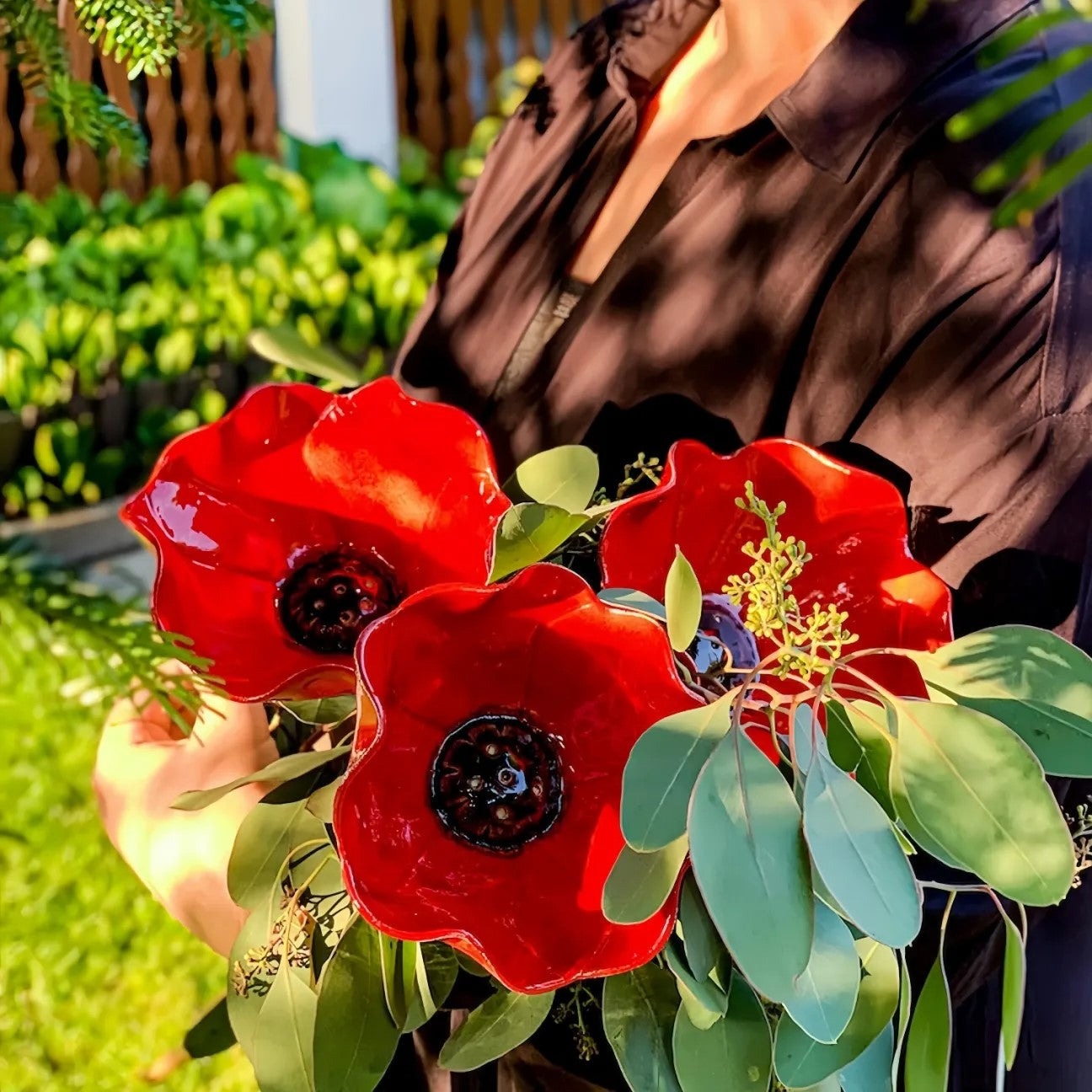 💖🎁2026 Mother's Day Gifts 49% Off--🎁Handmade Metal Flower Garden Stake🐦