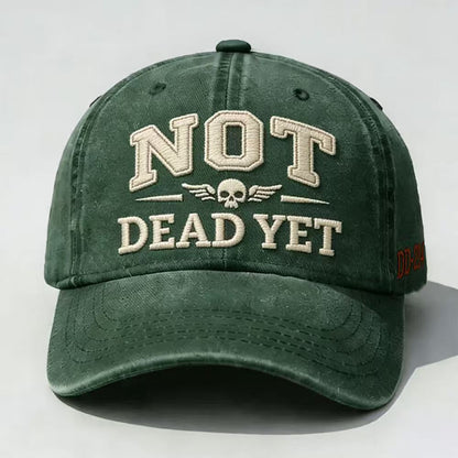 NOT DE*D YET Veteran Dad Embroidery Hat