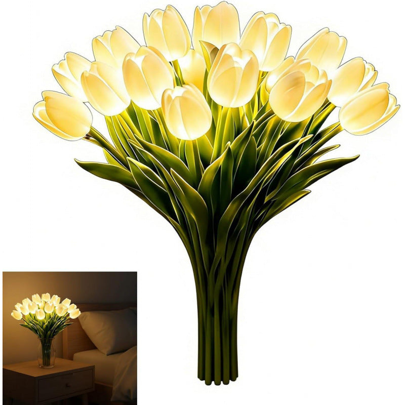 Radiant Romantic Tulip Light ✨💡
