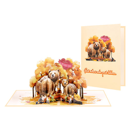 2026 Mother’s Day 3D Pop-Up Greeting Card – Elegant Foil Stamped Love Card for Mom