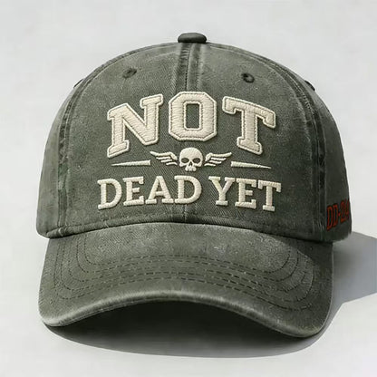 NOT DE*D YET Veteran Dad Embroidery Hat