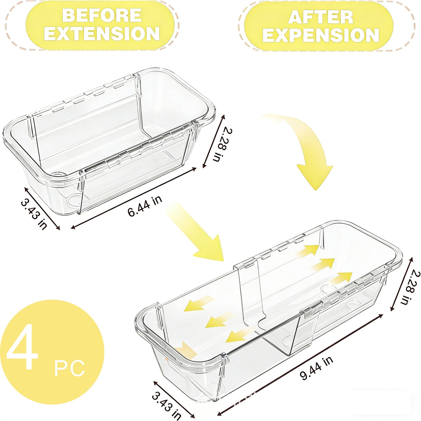 🧩 Expandable Drawer Organizer